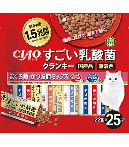 Amazon.co.jp: チャオ (CIAO) ちゅ~る 乳酸菌 クランキー まぐろ