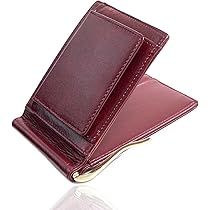 Amazon | [GRAV] メンズ 2つ折り マネークリップ 付 本革 薄型 軽量