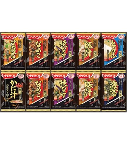 Amazon.co.jp: アマノフーズ おみそ汁お楽しみギフト200M : 食品・飲料