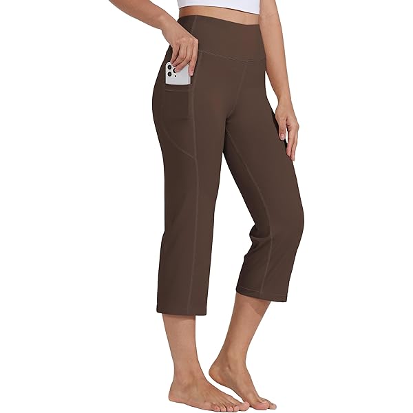 TARSE Women's Plus Size Athletic Capris - Running Crop Pants With Pockets,  Light Exercise Capris (Black, 2XL) : Amazon.sg: Fashion