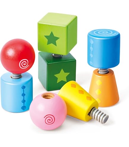 Amazon | モンテッソーリ 茶色い階段 大 プレミアム、杢目の見える