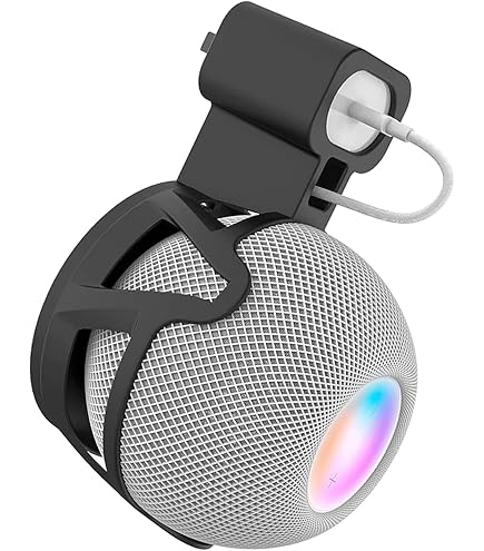 Amazon | CUHIOY Homepod Mini用壁掛けホルダー コード管理付きプラグ