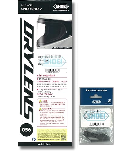 Amazon | SHOEI DRYLENS 056 防曇 ピンロックシート クリア Glamster