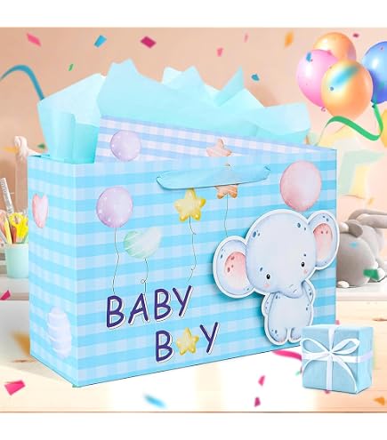 Lyforpyton Grande Sacchetto Regalo Promemoria Con Carta Velina 33