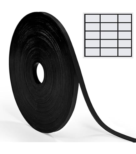 RIHEGAINT Magnetic Tape – 2 Rolls Of 1/2 X 16ft Flexible Magnet Strips With 3M Strong Adhesive Backing
