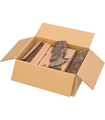ストーブ、キャンプ用薪　広葉樹ミックス Amazon.co.jp: みんなの薪 大サイズ 広葉樹ミックスセット 20cm～25cm