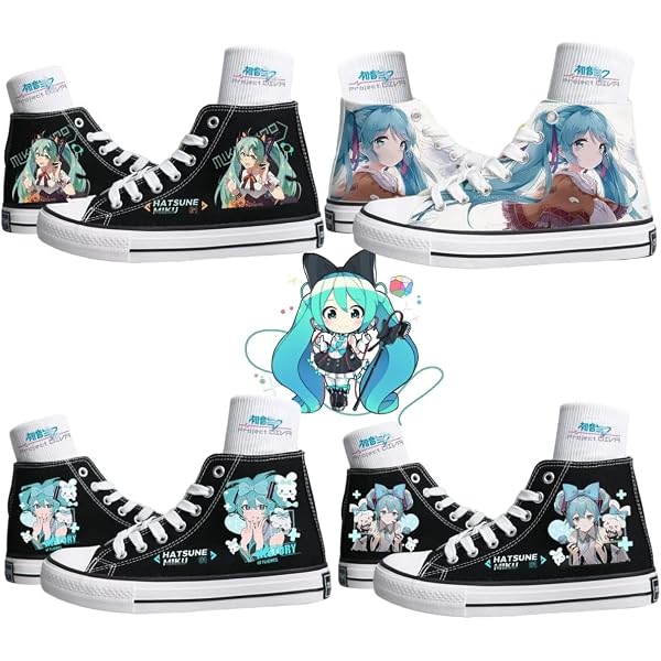 Amazon.co.jp: [srimu] 初音ミク靴 スニーカー ボーカロイド アニメ