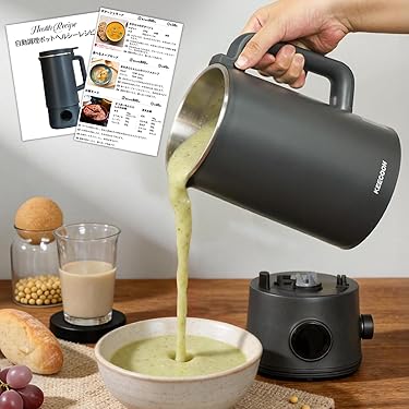 スープメーカー 1秒刃着脱 豆乳メーカー 自動調理ポット ヨーグルトメーカー KEECOON スープメーカー 豆乳メーカー 1台14役 離乳食 分離式 保温