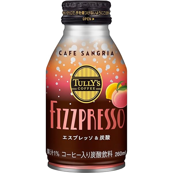 Amazon.co.jp: タリーズコーヒー フィズプレッソ エスプレッソ＆炭酸