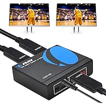 Amazon | U9 ViewHD 2ポート 1x2 電源 HDMI 1 in 2 出力 ミニ