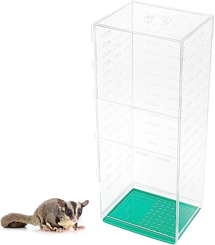 Amazon | フクロモモンガ用アクリル飼育ケージH50Hiフルセット(35*35