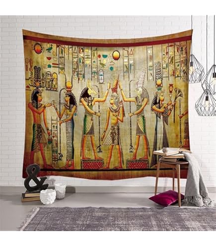 Amazon.co.jp: 人気 タペストリー エジプトの装飾 カラフルな