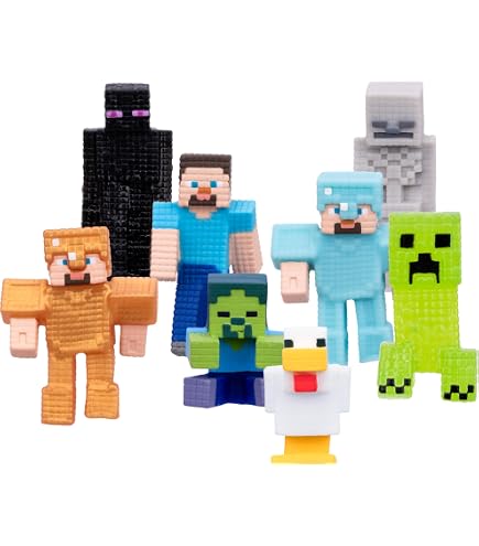 Amazon.co.jp: マインクラフト - ナノメタルフィグ 18個パック W13