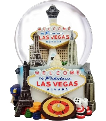 Miami Florida Schneekugel – Bunt, 65 Mm, Glas-Kugel Mit Dekoration