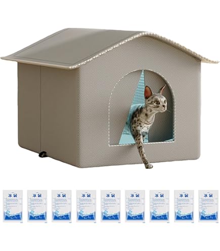 Amazon | ペットハウス「オアシス ケージ付き」 犬,猫,ペットの暑さ