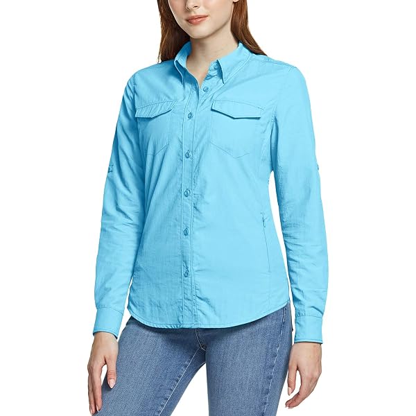 UPF 50+ Long Sleeve Hiking Shirts 