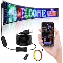 ☆不二家　LED　電光看板☆ Amazon.co.jp: JINS&VICO LED電光掲示板 曲げ可能 LED看板 RGB