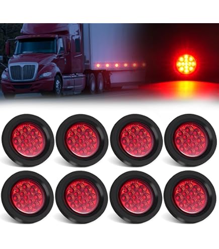 Amazon | 6インチ 楕円形 ストップターン テールライト 24 LED