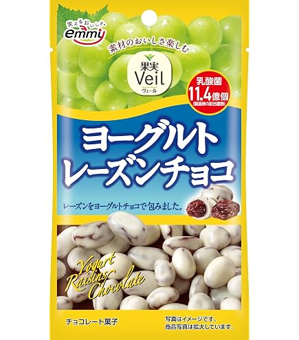 Amazon | 正栄デリシィ 果実Veil ヨーグルトレーズンチョコ 38g×12袋