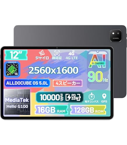 Androidタブレット本体 ALLDOCUBE iPlay 70E RAM 8GB+6GB ROM128GB ALLDOCUBE iPlay 70 mini Ultra が4月10日、日本で世界初公開