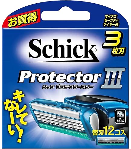 Amazon.co.jp: Schick(シック) プロテクタースリー 3枚刃 クラブパック
