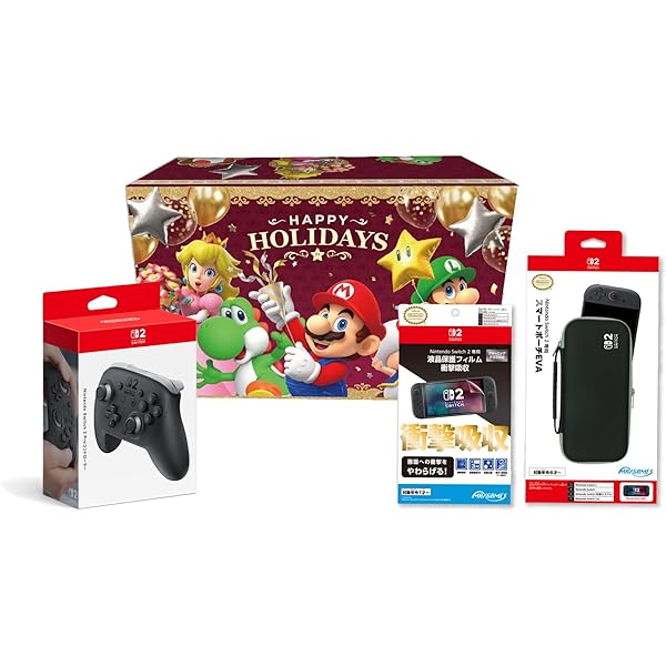 Nintendo Switch マリオホリデーギフトセット Switch ホリデーギフトセット”がAmazonにて予約を受付中。Switch本体や