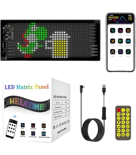 【未使用】LEDディスプレイパネルパーツ Amazon.co.jp：フレキシブルLEDパネル、LEDマトリックスパネル - LED