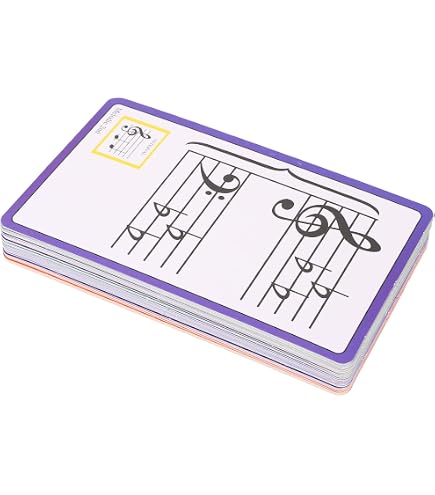 Amazon.co.jp: 音符フラッシュカード – カード100枚 (88メモ + 12キー