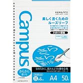 コクヨ(KOKUYO) キャンパス ルーズリーフ さらさら書ける ドット入り罫線 A4 B罫 50枚 ノ-816BT