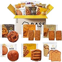 Amazon.co.jp: 【腹持ち・ボリューム◎】ベースブレッド 4種 16袋 パン