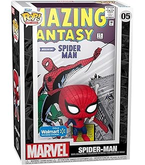 アメコミ Funko Pop! Comic Cover: Spider-Man #300 Funko Pop! Marvel Amazing Spider-Man #252 Vinyl Figure with