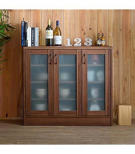 Amazon｜伝統工芸鎌倉彫水屋箪笥飾り棚茶箪笥食器棚サイドボード 303