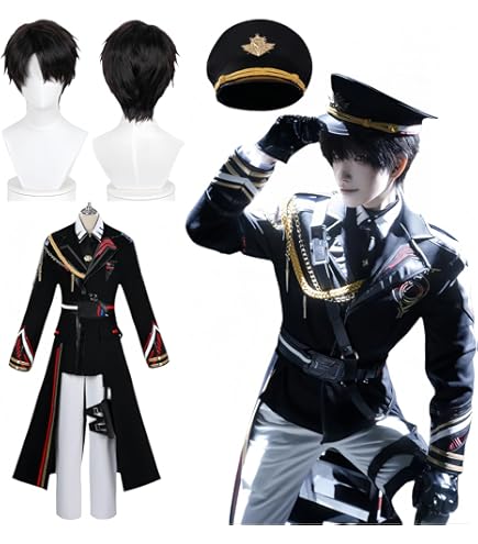 Amazon.co.jp: 恋と深空 カゲト アキラ コスプレ衣装(ウィッグ 靴