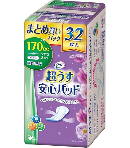 Amazon.co.jp: リフレ 超うす 安心パッド お得用パック 失禁 尿モレ 尿