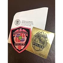 Amazon.co.jp: ハワイ限定 Hawaii ホノルル警察 ワッペンおまけ