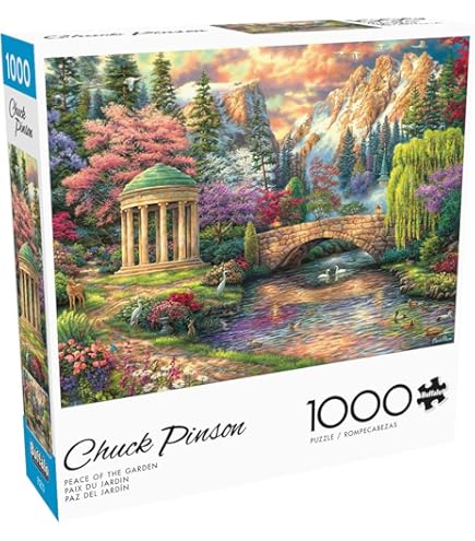 Buffalo Games - Puzzle 1000 Pezzi Per Adulti 'Sea Breeze Trail' Di Chuck Pinson - Dimensioni Finali 68x50 Cm - Poster Incluso