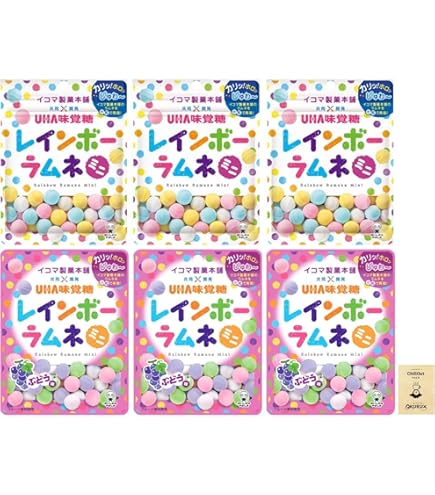 Amazon | UHA味覚糖 レインボーラムネミニ ぶどう味 30g×6袋 | UHA味覚