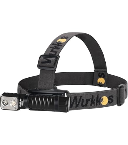 Wurkkos TS22 Led-zaklamp, extreem helder, 4800 lumen, oplaadbaar, XHP70.3, IPX68 waterdichte tactische zaklampen met 6 modi, voor camping, outdoor, noodgevallen, CRI90 [energieklasse A