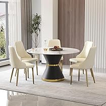 ミッドセンチュリーラウンドテーブル Amazon.co.jp: ミッドセンチュリーモダンダイニングテーブル、木製台座