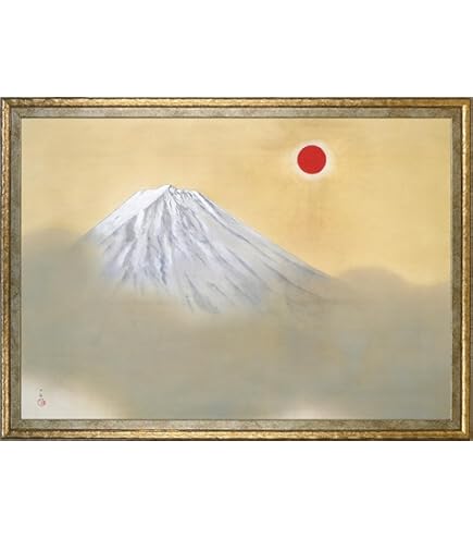 Amazon.co.jp: 山下関城 『双鯉』 日本画 F10(10号) : ホーム＆キッチン