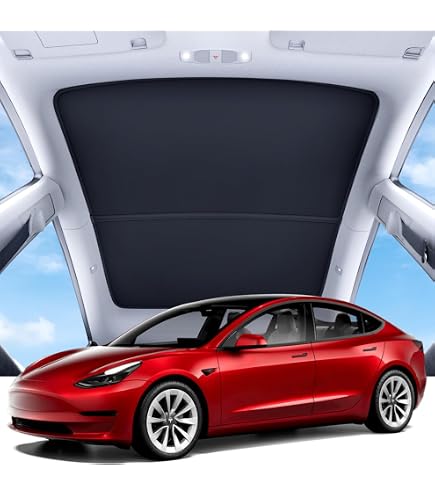 Amazon.co.jp: KUNIST ルーフサンシェード Tesla Model 3 2023用