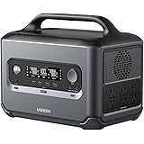 UGREEN ポータブル電源 蓄電池 リン酸鉄 1024Wh大容量 10年以上寿命 純正弦波 1.5時間満充電 定格1200W+サージ2500W AC/DC/USB出力 出力ポート*13 50Hz/60Hz対応 ポータブル バッテリー 発電機 小型 