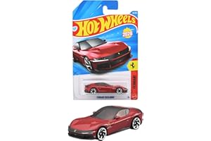 ホットウィール(Hot Wheels) ベーシックカー フェラーリ 12チリンドリ 乗り物おもちゃ ミニカー 3歳から レッド JMX25