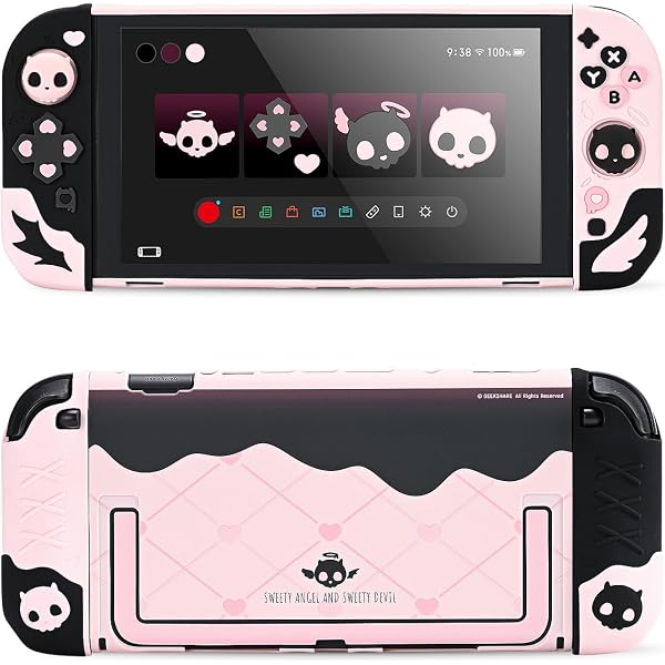 Amazon.co.jp: ドッキング可能な保護ケース、スイッチ、4つのサム