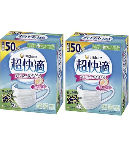 Amazon.co.jp: [ユニ・チャーム] 【6個セット】 超快適マスク プリーツ