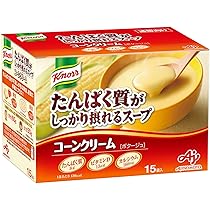 クノール たんぱく質がしっかり摂れるスープ 　15本　× 4袋（60本） Amazon.co.jp: 味の素 クノール たんぱく質がしっかり摂れる