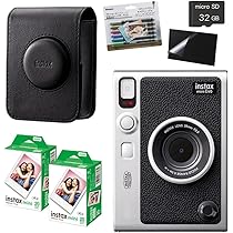 instax mini evo ブラック 別売りケース付き Amazon.co.jp: instax mini evo black & case & 40 sheets & deco pen
