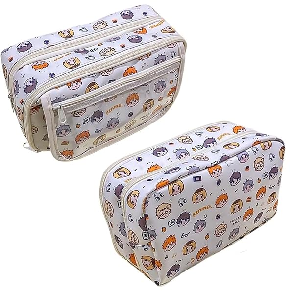 Amazon.co.jp: ハイキュー!! ペンケース 大容量 筆箱 多機能 おしゃれ