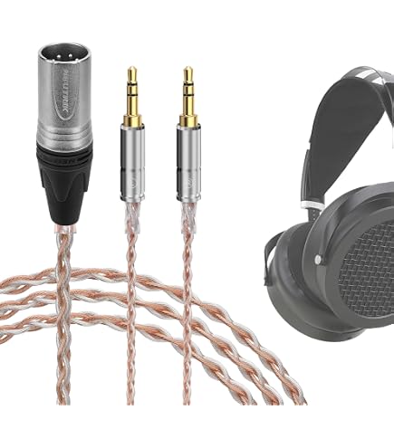 Amazon | Linkidea アップグレード 6N オーディオ ケーブル、HIFIMAN