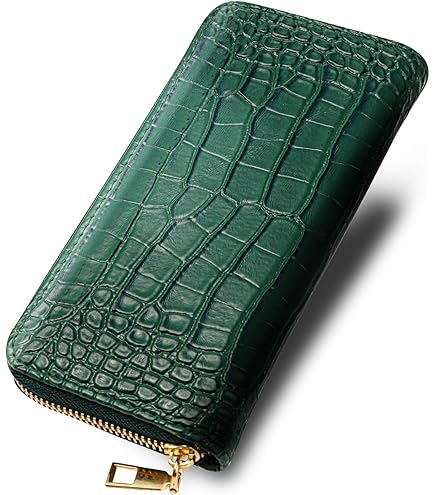Amazon.co.jp: [XINXIKEJI] 本クロコダイル革 長財布 ワニ革 大容量